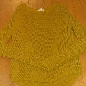 H&M womens mustard sweater